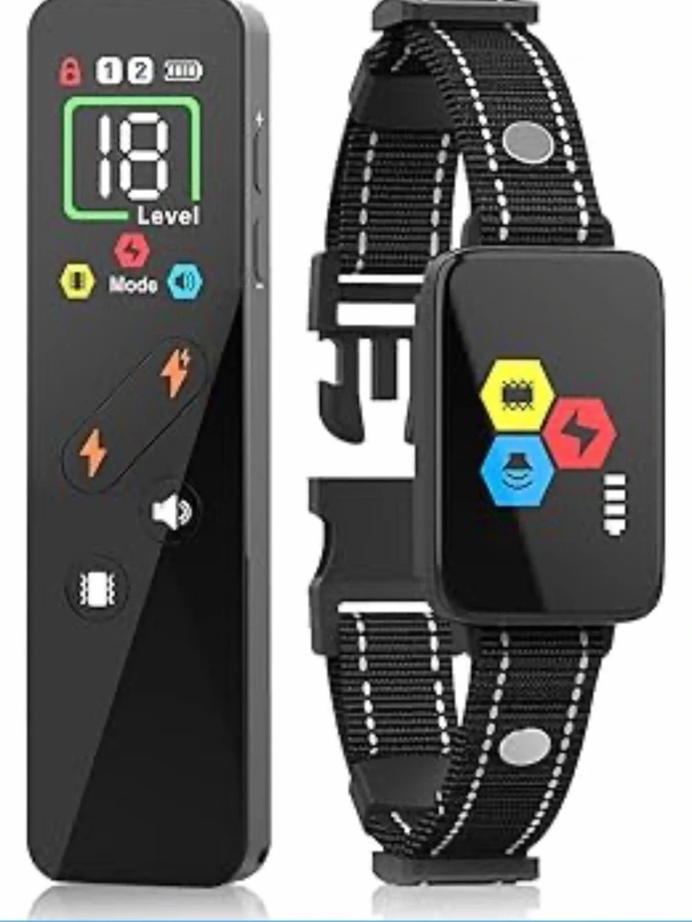 Remote Control Smart Dog Training Collar with 4 Training Modes NEW